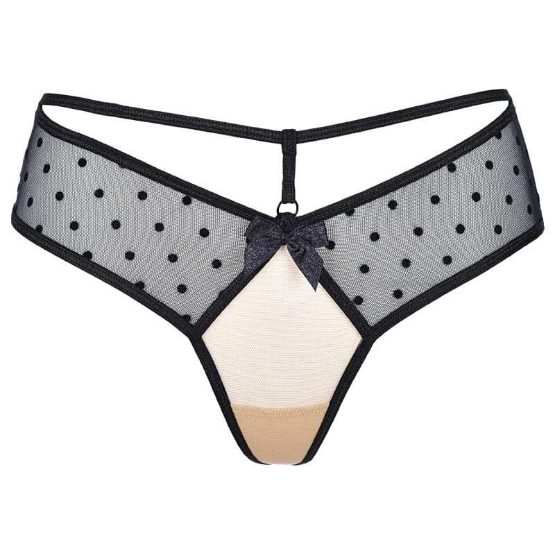 Axami Seductive Dots Sheer String Thong Panty-2