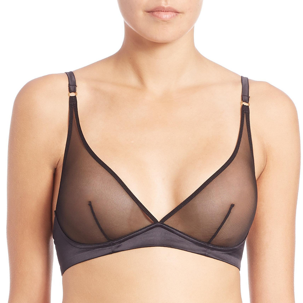 Sheer Wire-Free Triangle Bra Addiction Glamour-1
