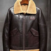 Leather Jacket Fur Coat Airforce Flight Jacket - -
