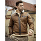 Men’s Sheepskin Shearling Motorcycle Leather Jacket