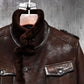 Men’s B3 Pilot Aviator Sheepskin Leather Bomber Jacket
