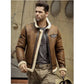 Men’s Sheepskin Shearling Motorcycle Leather Jacket