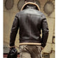 Leather Jacket Fur Coat Airforce Flight Jacket