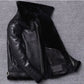 Men’s Sheepskin Winter Fur Coat Jacket