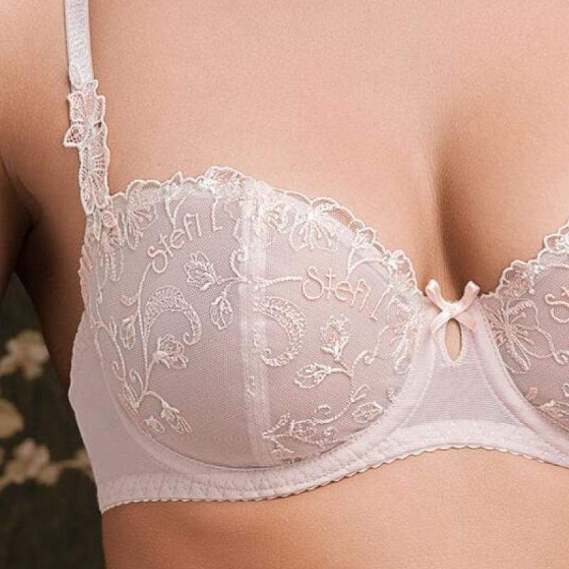 Sheer Balcony Bra Stefi L Apricot-1
