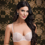 Sheer Balcony Bra Stefi L Apricot-0