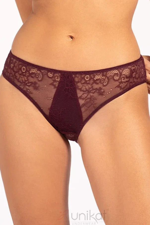 Unikat Caro Sheer Mesh Lace Low Rise Bikini Panty-0