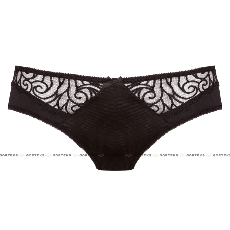 Gorteks Onyx Sheer Embroidered Bikini Panty-2