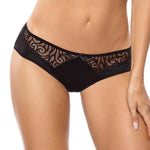 Gorteks Onyx Sheer Embroidered Bikini Panty-0