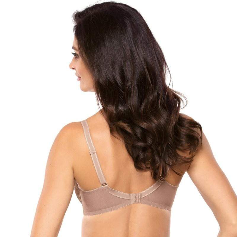 Gorteks Dakota Sheer Floral Embroidery Plus Size Bra-1