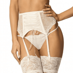 Sheer High Waist Garter Belt Gorteks Yvette-0