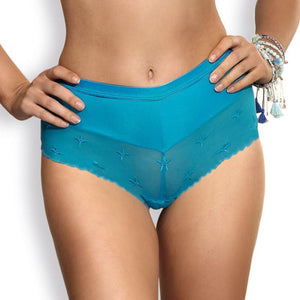 Soft Peek-A-Boo Hipster Panty Sawren Twist-0
