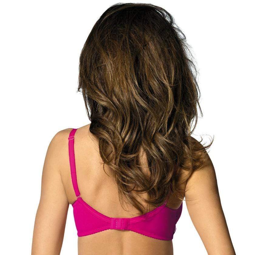 Gorteks Pamela Pink Sheer Mesh Balconette Bra-1