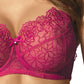Gorteks Pamela Pink Sheer Mesh Balconette Bra-3