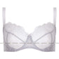 Sheer Mesh Balconette Bra Gorteks Pamela Silver-3