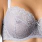 Sheer Mesh Balconette Bra Gorteks Pamela Silver-2