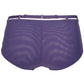 Axami Miami Vibe Purple Sheer Lace Boyshort Panty-3