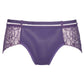 Axami Miami Vibe Purple Sheer Lace Boyshort Panty-2