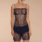 Sheer Lace Camisole & Shorts Set Ajour Lolita-0