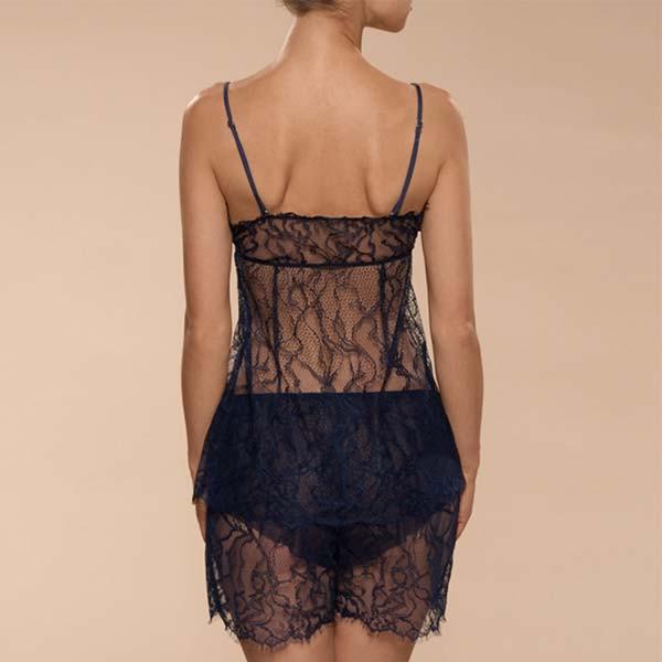 Sheer Lace Camisole & Shorts Set Ajour Lolita-1