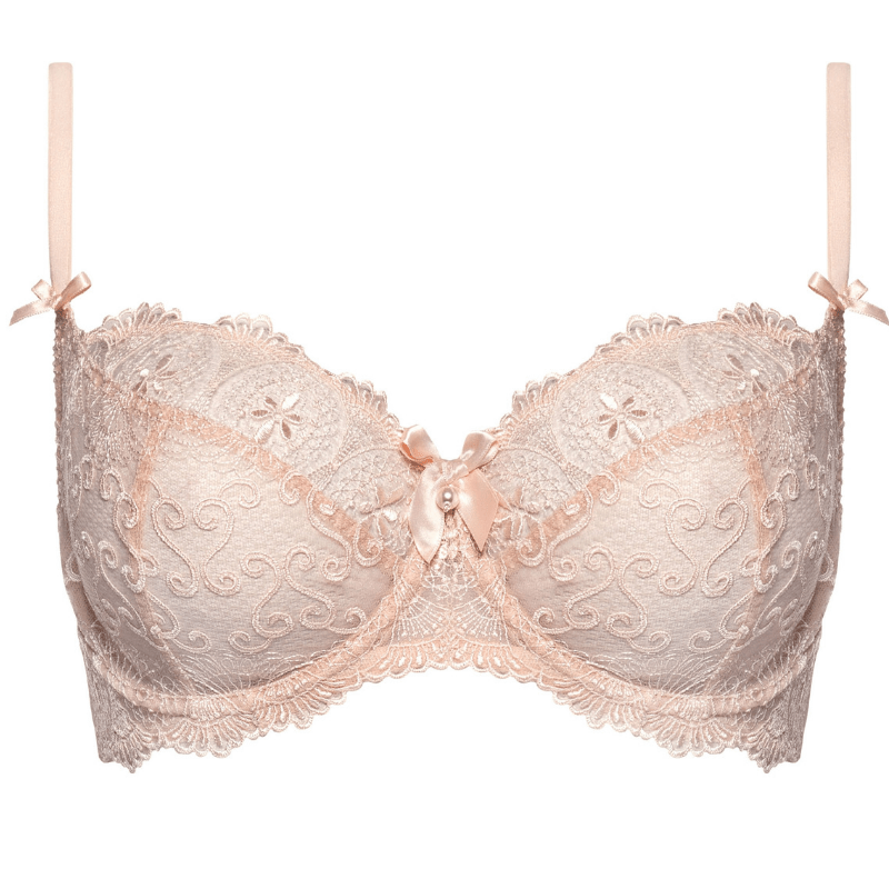 Ajour Piaf Sheer Lace Full Figure Bra-2