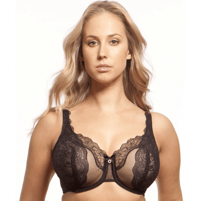 Sheer Lace Full Figure Bra Lunaire Ashley-0