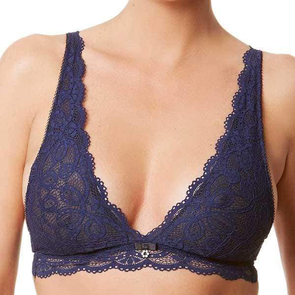 Sheer Lace Wire-Free Bralette-1