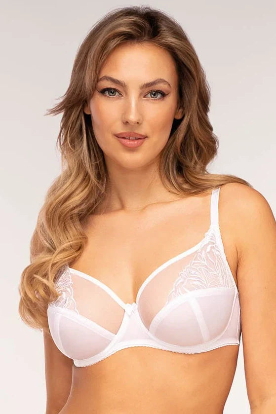 Unikat Virginia Sheer Mesh 3-Part Cup Underwire Bra-0
