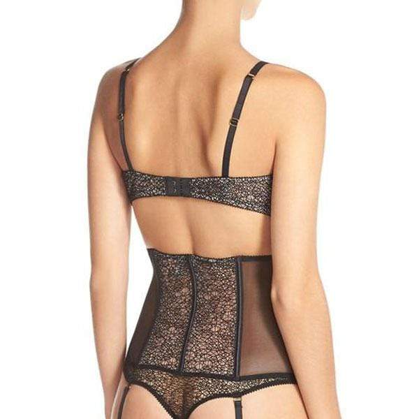 Sheer Mesh Corset Garter Belt Addiction Provocante-3