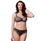 Sheer Mesh Embroidered Demi Bra Lunaire Sevilla-4