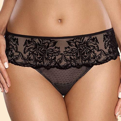 Ajour Adagio Sheer Mesh Thong Panty-2