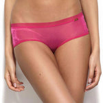 Gossard Glossies Berry Pink Sheer See Through Shorts Panty-0