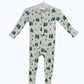 Ski Bamboo Baby Pajamas – Zipper Footie