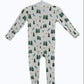 Ski Bamboo Baby Pajamas – Zipper Footie