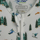 Ski Bamboo Baby Pajamas – Zipper Footie