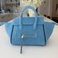 BEACH HAUS Cabana Tote Mini in sky blue, compact woven tote bag with structured handles