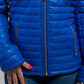 Skylar Women's Faux Leather Puffer Jacket