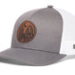 Southwest Sunset Trucker Hat  |  Faux Leather Desert Snapback