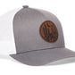 Southwest Sunset Trucker Hat  |  Faux Leather Desert Snapback