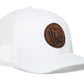 Southwest Sunset Trucker Hat  |  Faux Leather Desert Snapback