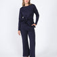 Gracia Fashion Women's Spangle Detail on The Waist Pants