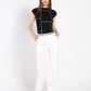 Gracia Fashion Women's Spangle Detail on The Waist Pants