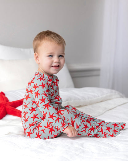 Starfish Bamboo Toddler Pajamas – Romper