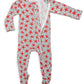 Starfish Bamboo Baby Pajamas – Zipper Footie