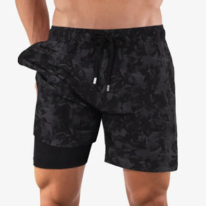 Capelle Miami Street Camo Hybrid Short with compression-lined swim and resort trunk, featuring classic street camo print.
