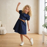 Little Dorothy Dress & Belt-0