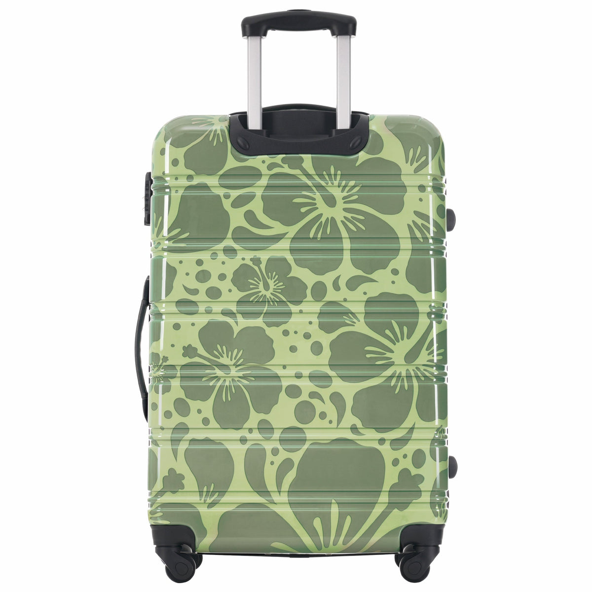 HouseOfZazla 3-piece hard shell luggage set in 20, 24, and 28-inch sizes