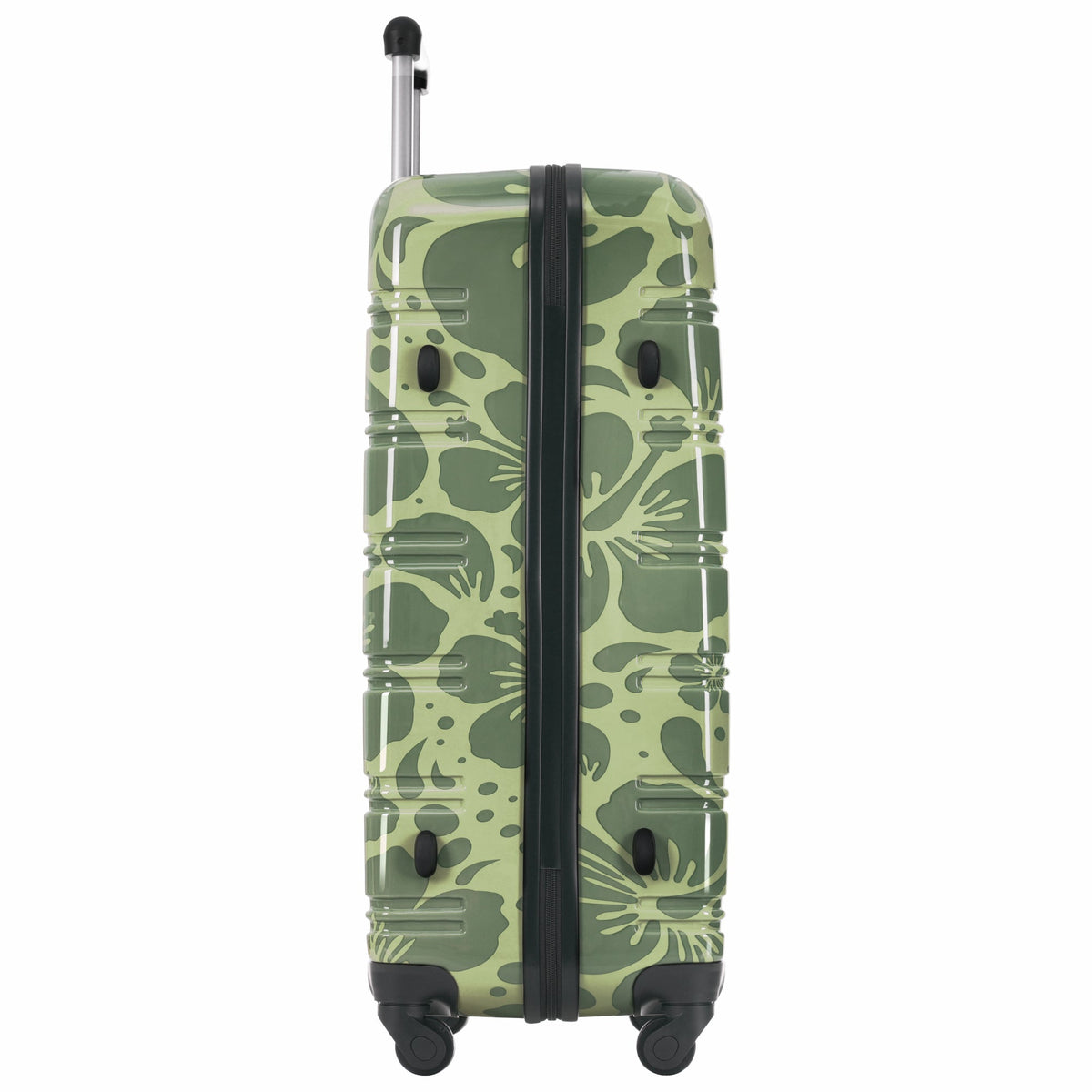 HouseOfZazla 3-piece hard shell luggage set with 20-inch, 24-inch, and 28-inch suitcases