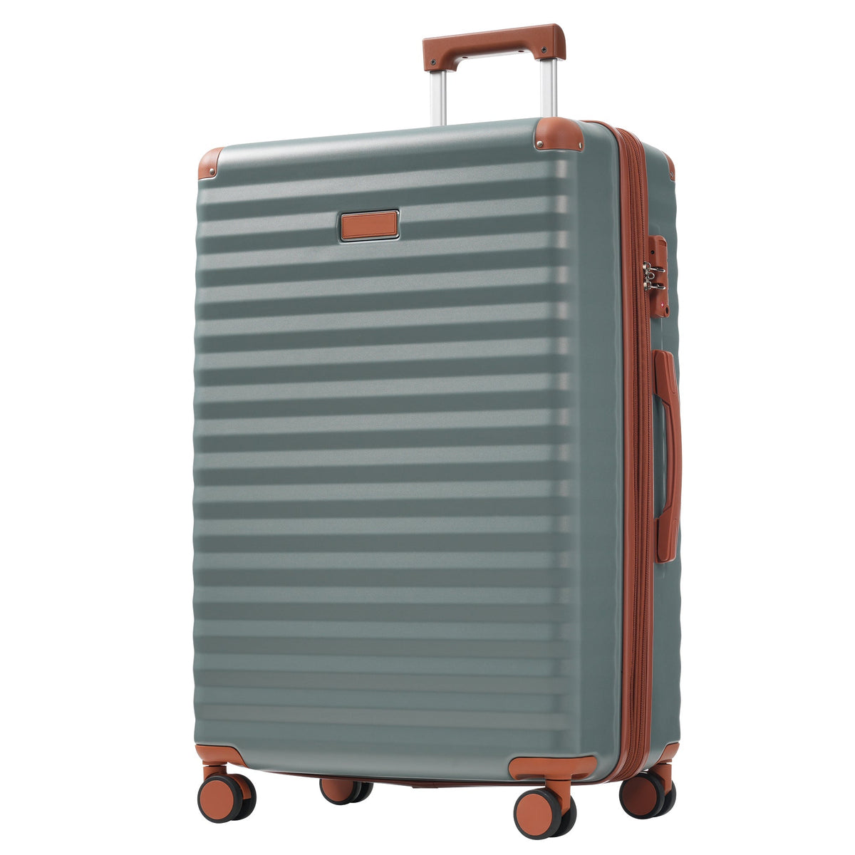 HouseOfZazla Deluxe 5-Piece Hard-Side Luggage Set with USB Port and TSA Locks in Multiple Colors