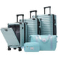 HouseOfZazla Deluxe 5-Piece Hard-Side Luggage Set with USB Port and TSA Locks in multiple colors